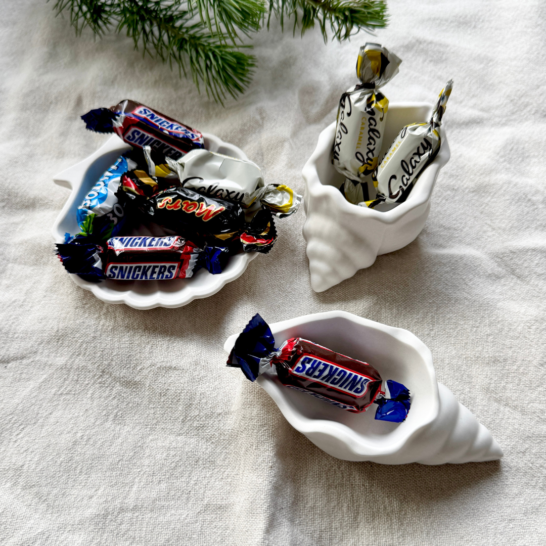 Håndstøbt Muslingeskål - 1 stk.