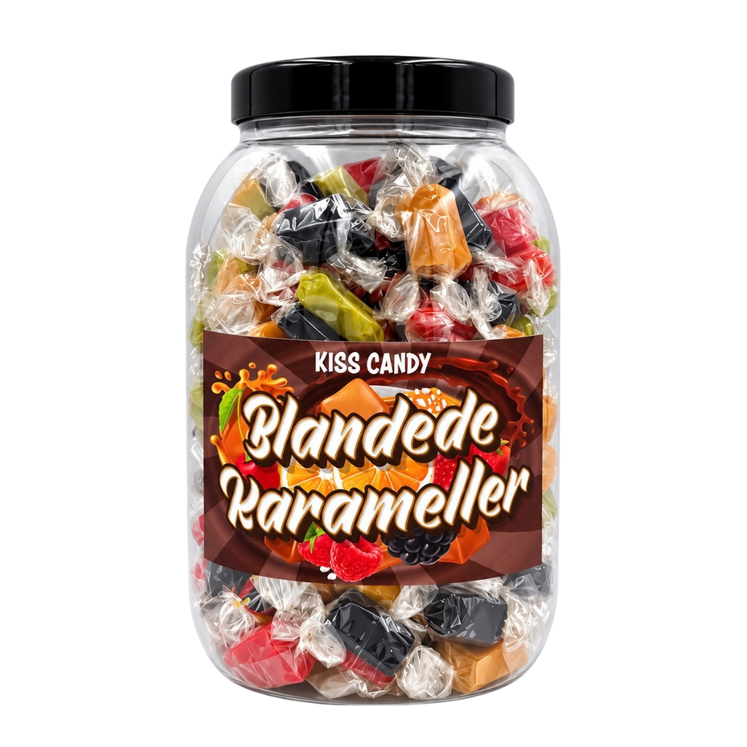 Blandede Karameller - 163 stk.