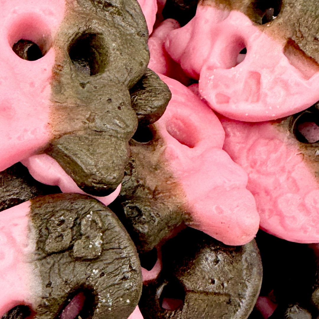 Bubs Skaller Hindbær/lakrids - 2,8 kg.