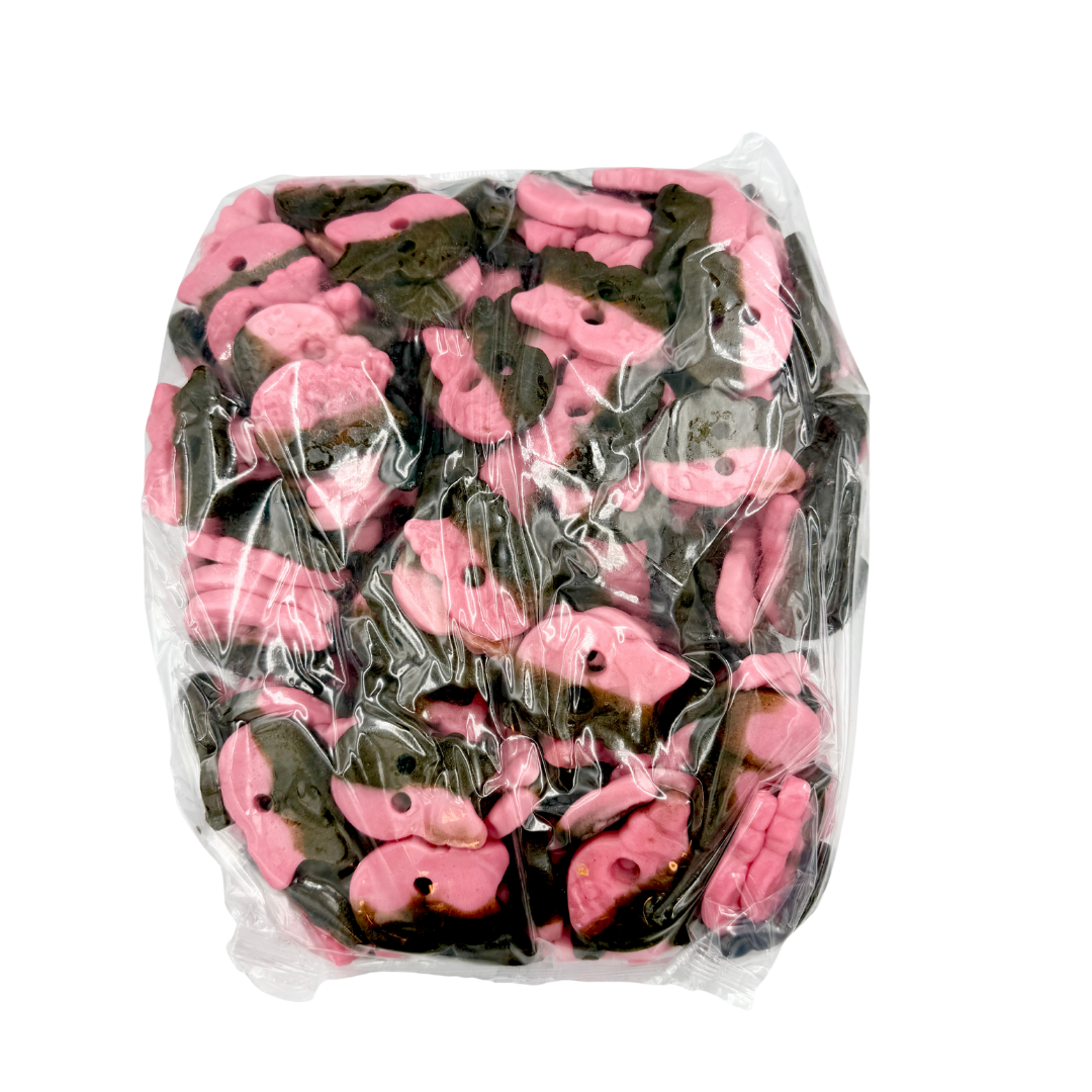 Bubs Skaller Hindbær/lakrids - 2,8 kg.