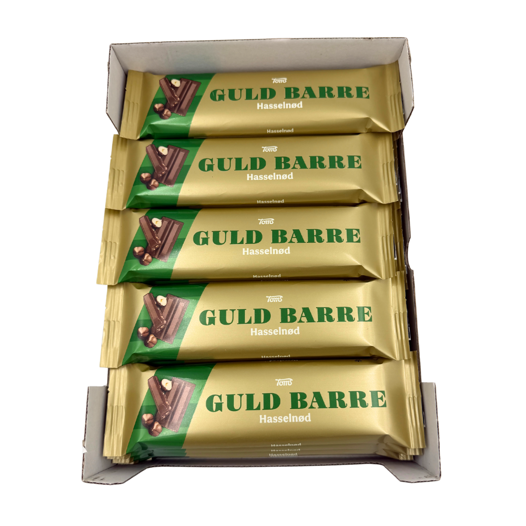 TOMS GULD BARRE Hasselnød - 30 STK.