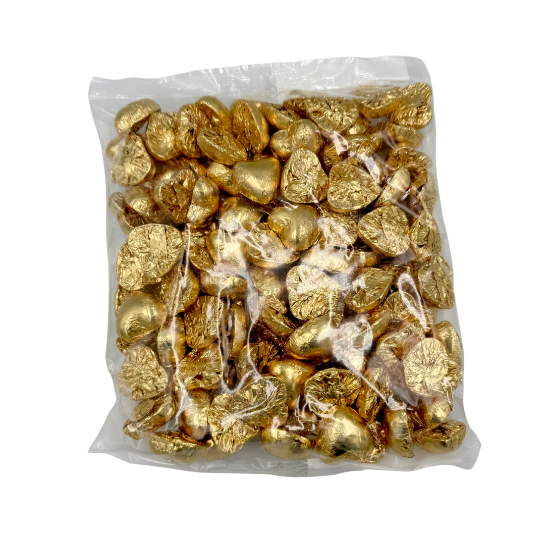 Guld Hjerter - 120 stk.