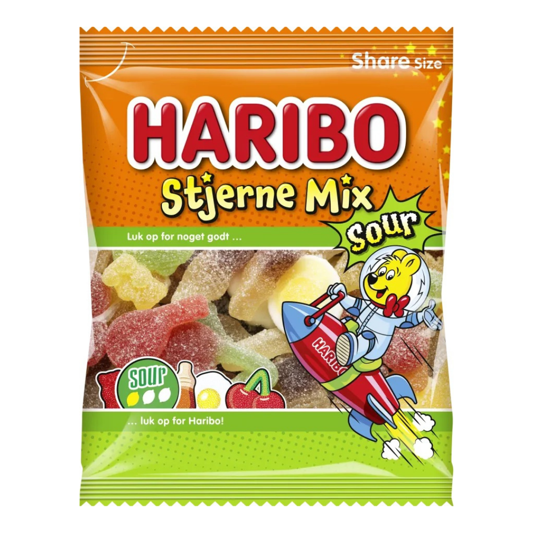Haribo Stjerne Mix Sour - 1 stk.