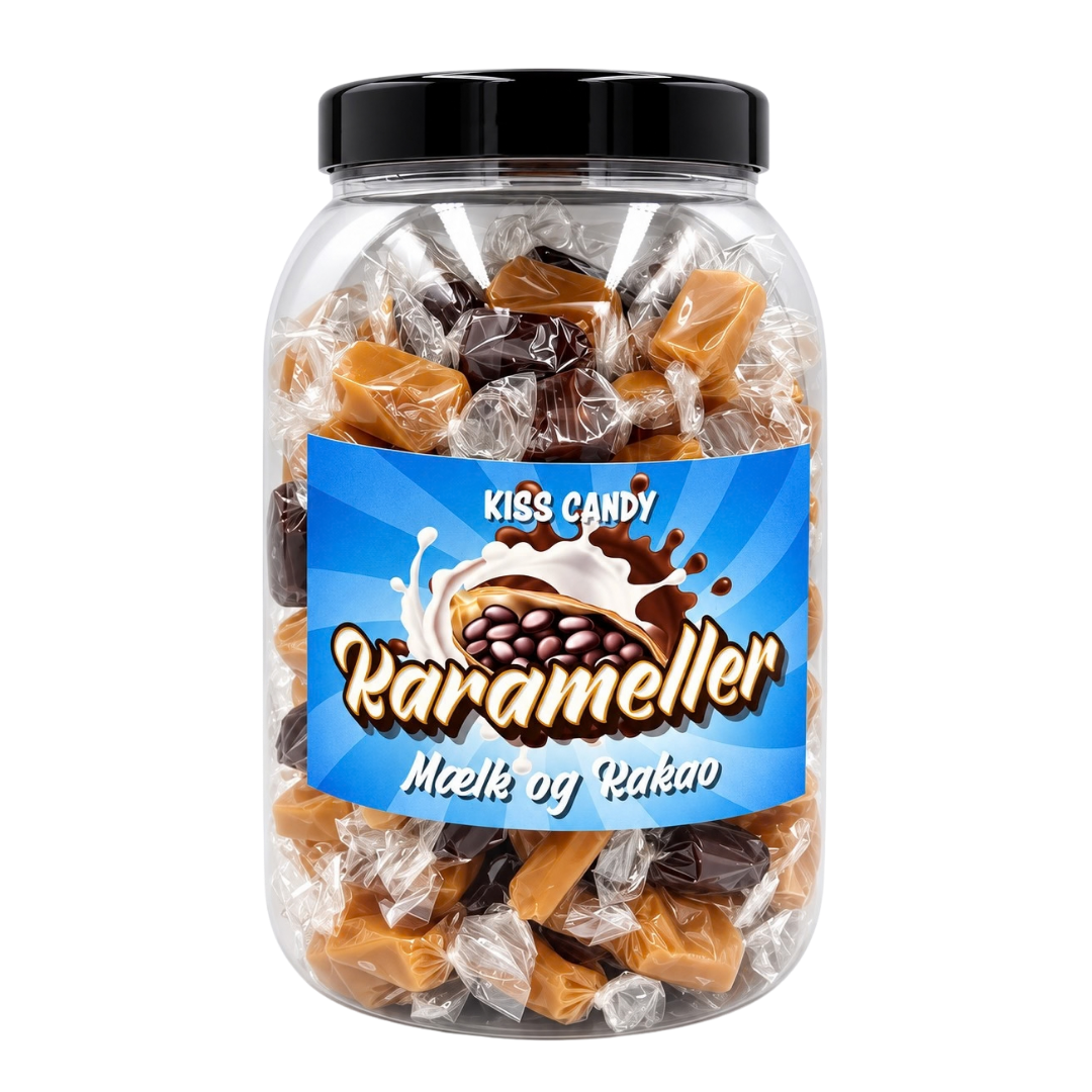 Karameller Mælk & Kakao - 163 stk.