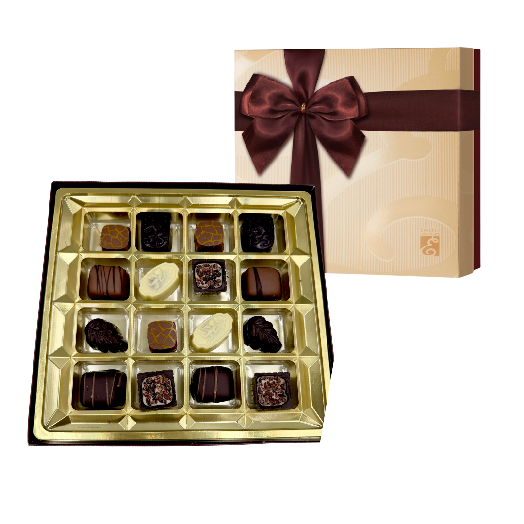 Emoti La Flambée Chokoladegaveæske Lys - 215 g.