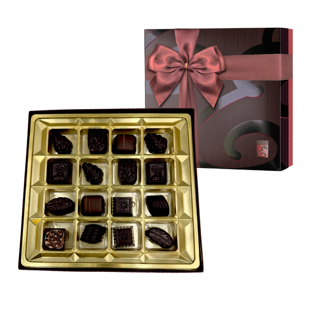 Emoti La Flambée Chokoladegaveæske Mørk - 215 g.