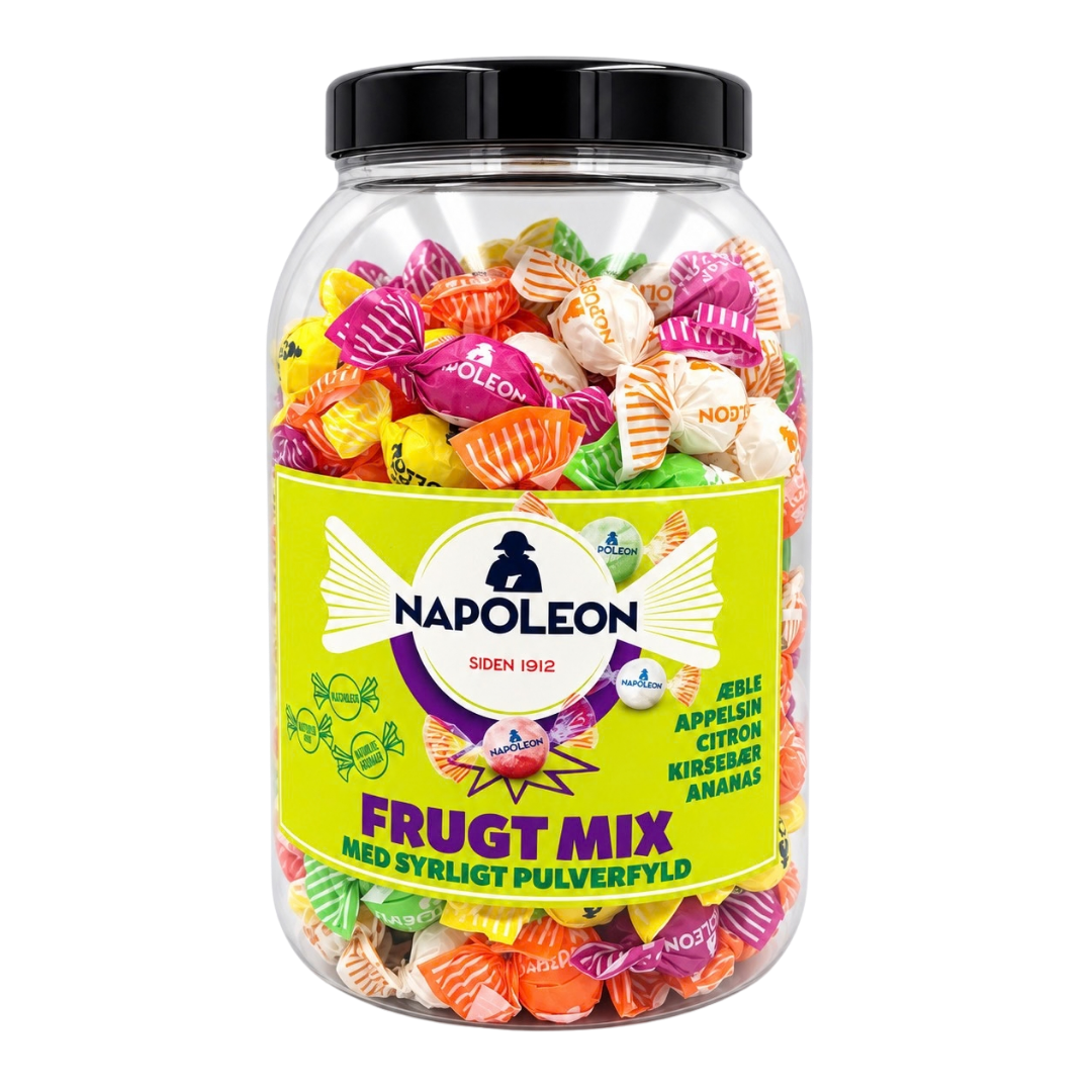 Napoleon Frugt Mix Bolcher - 158 stk.