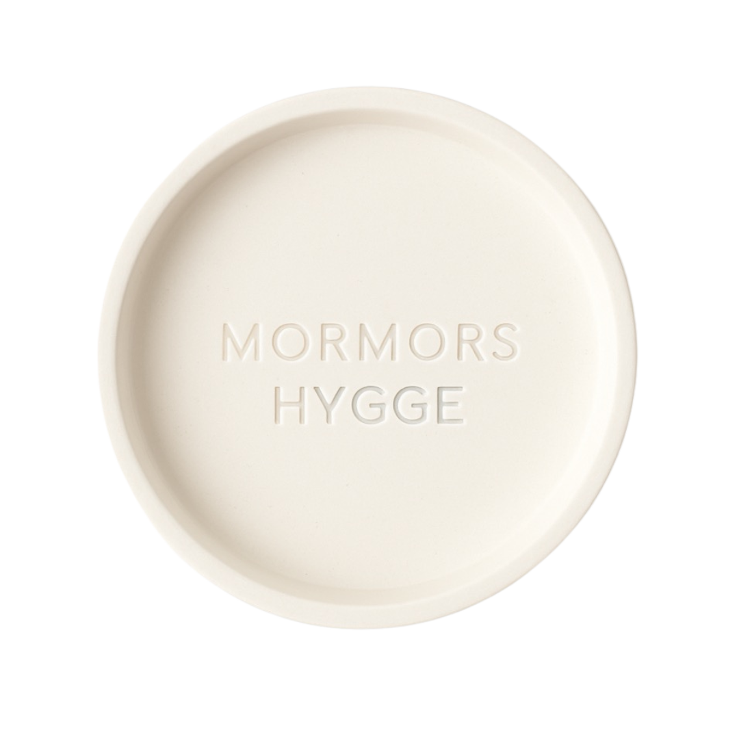 Skål Med Tekst Hvid - 1 stk.