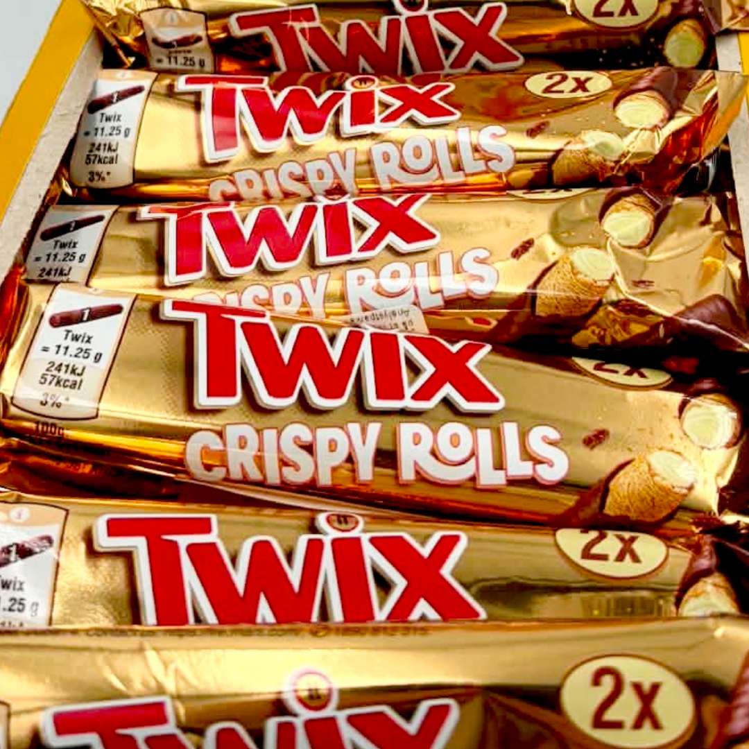TWIX CRISPY ROLLS – 24 PAKKER Á 2 STK