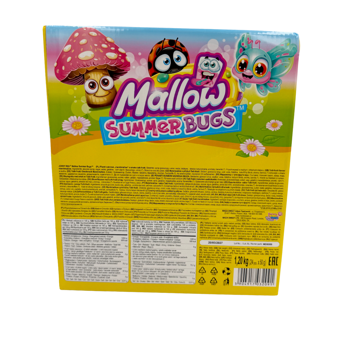 Mallow Bugs Slikkepinde - 24 stk.