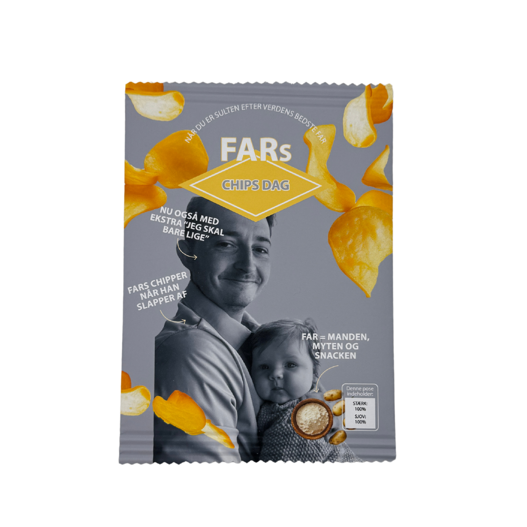 Personalized Chips Bag Grey - 1 pc.