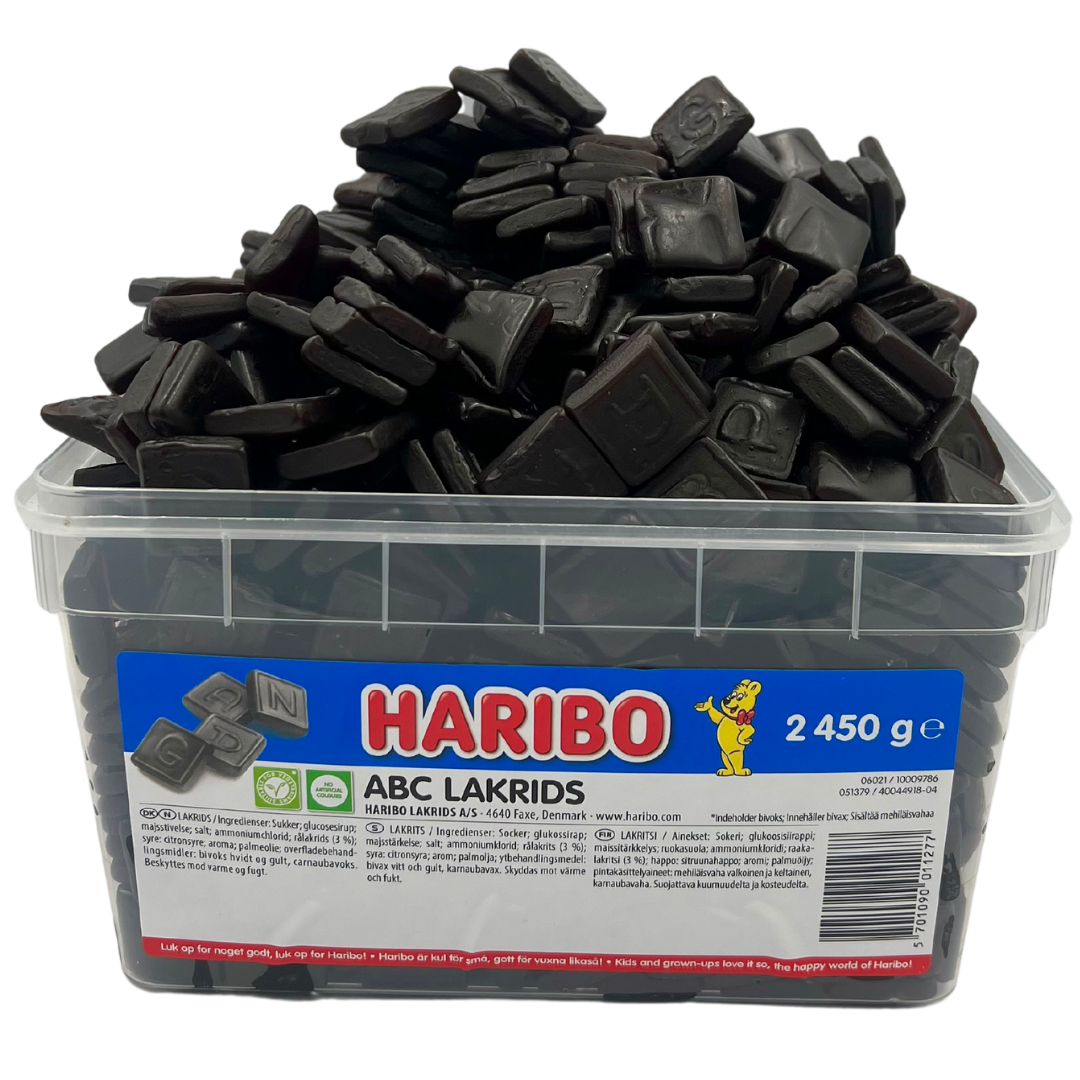 Haribo ABC Lakrids - 700 stk.
