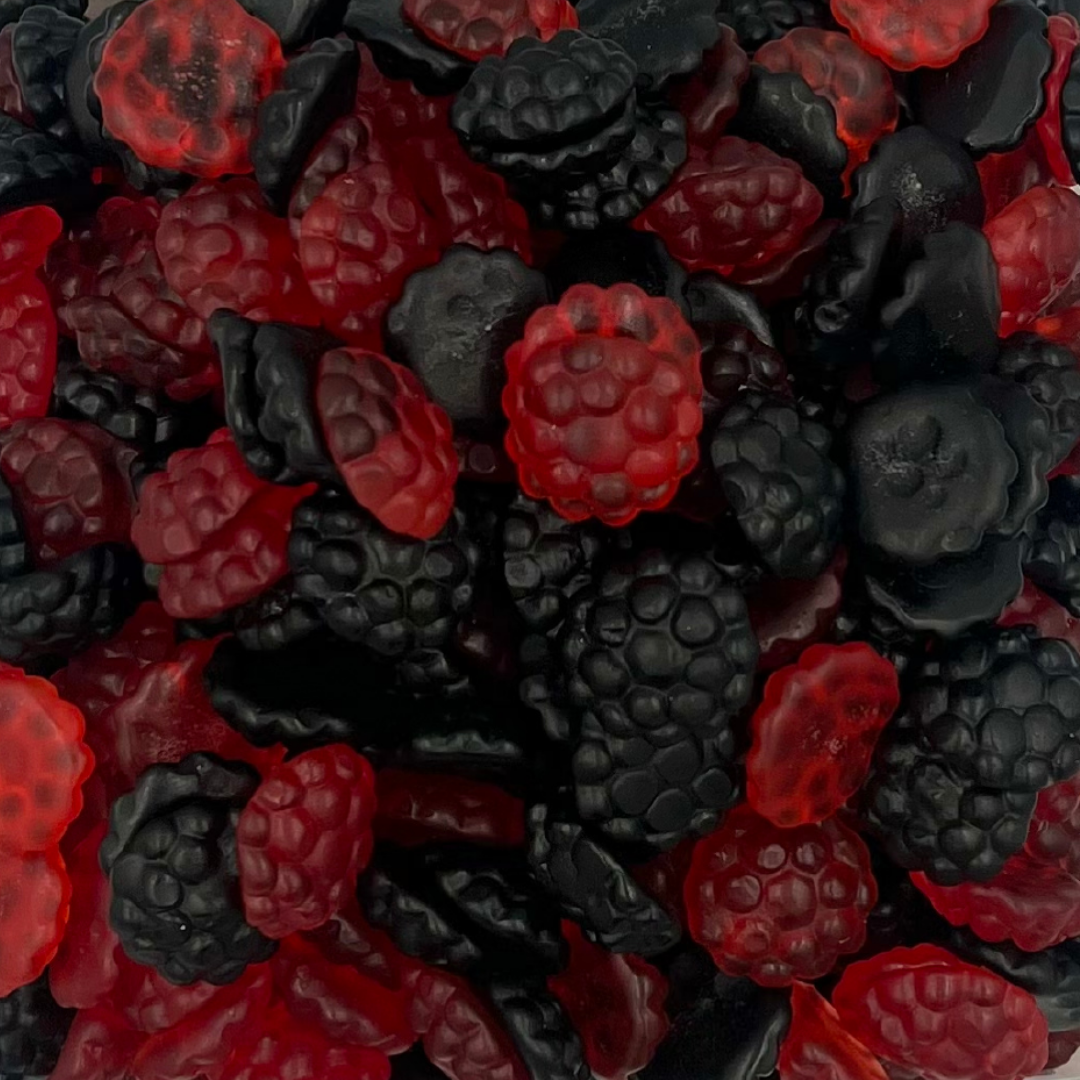 Haribo Hindbær & Brombær - 540 stk.