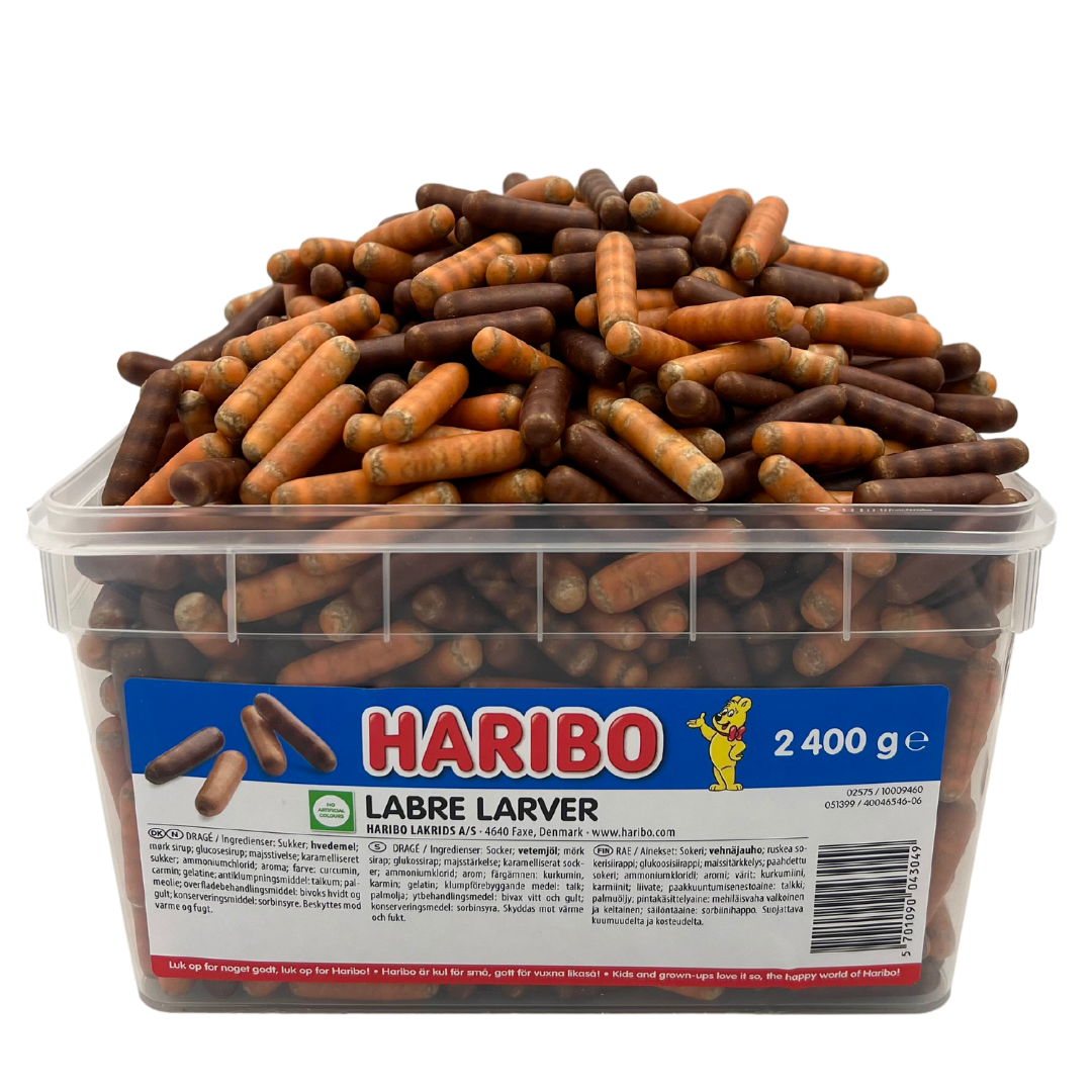 Haribo Labre Larver -  1000 stk.