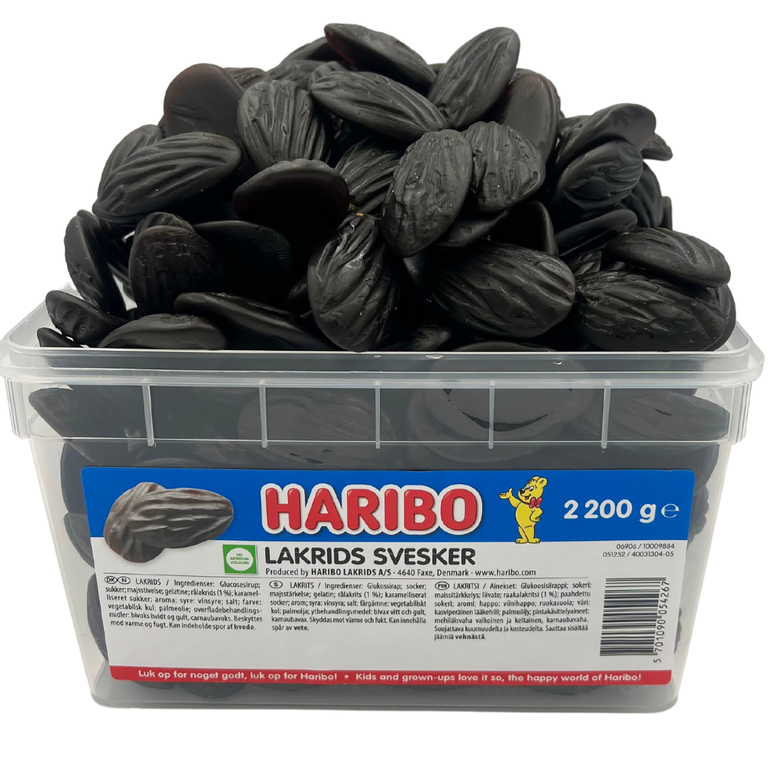 Haribo Lakrids Svesker - 265 stk.