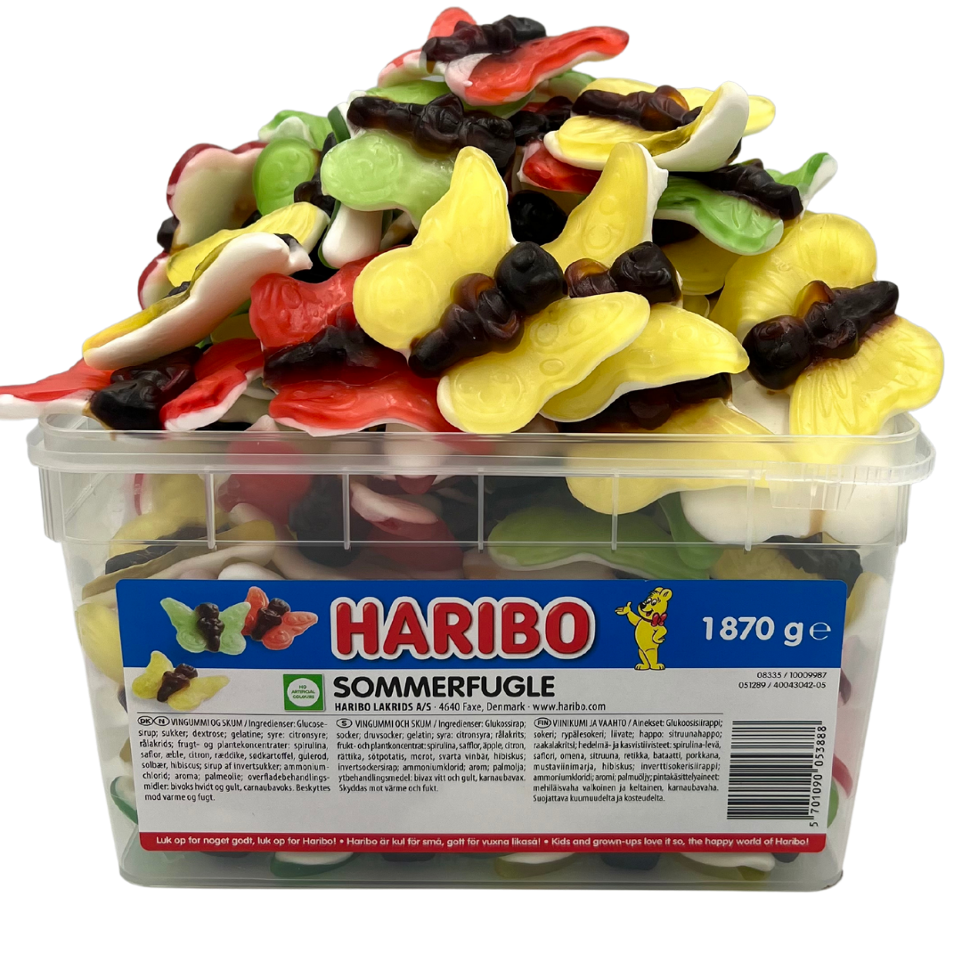 Haribo Sommerfugle - 110 stk.