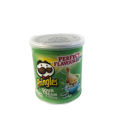 Pringles Sour Cream & Onion - 12 stk.
