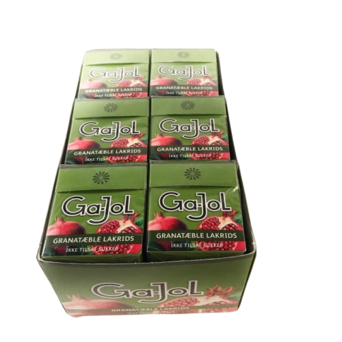 GaJol Granatæble Lakrids - 24 stk.