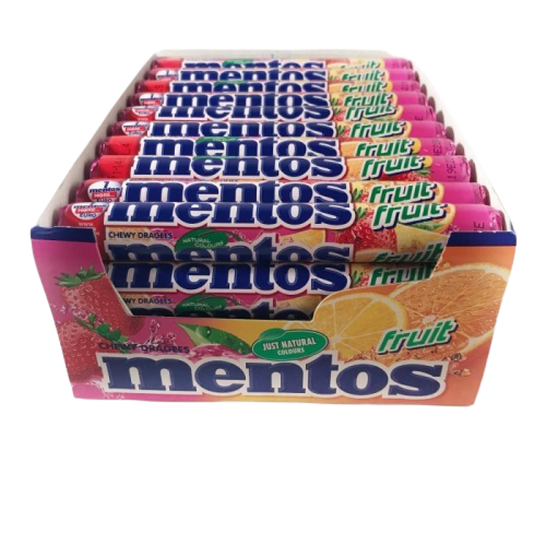 Mentos Frugt - 40 stk.