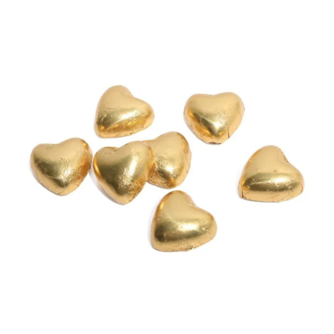 Guld Hjerter - 120 stk.