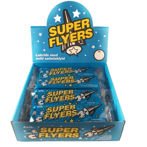 Super Flyers Lakrids Mild – 25 stk.