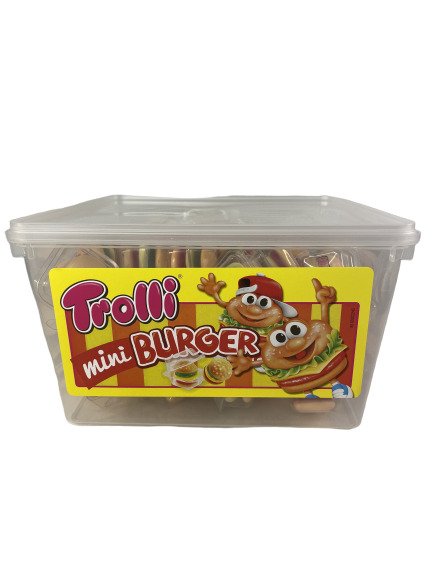 Trolli Mini Burgere - 60 stk.
