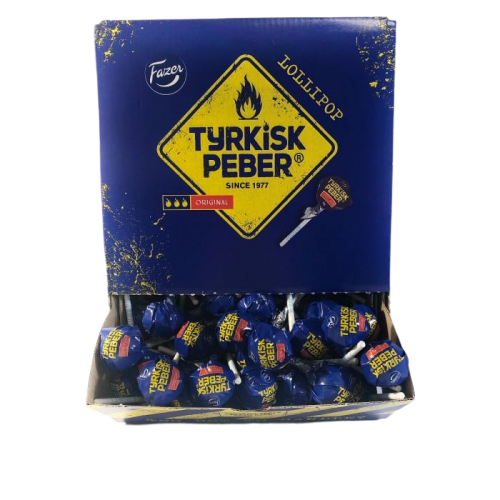 Tyrkisk Peber Slikkepinde - 150 stk.
