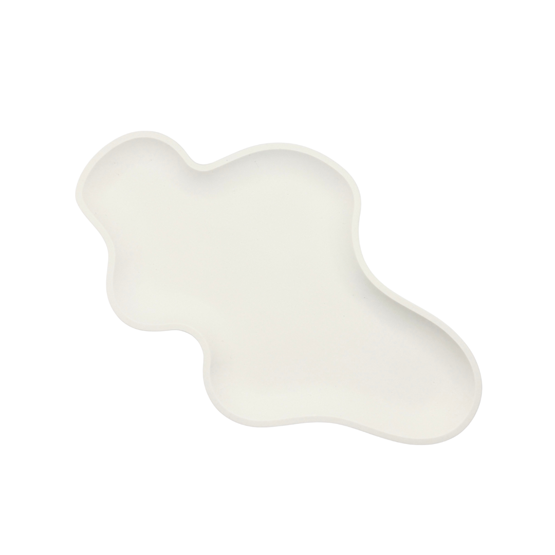 Håndstøbt fad med bølger – 1 stk.