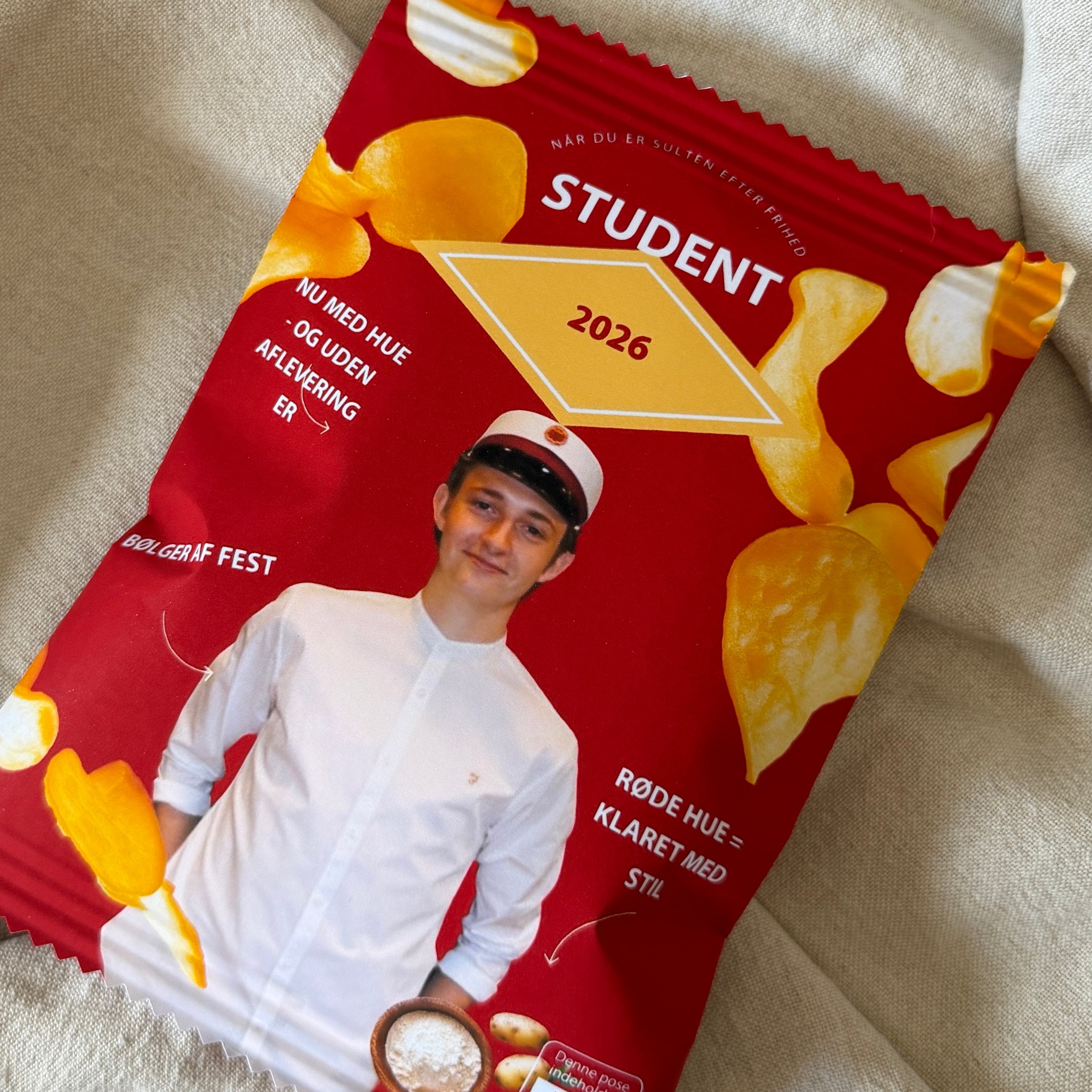 Personalized Chips Bag Red - 1 pc.