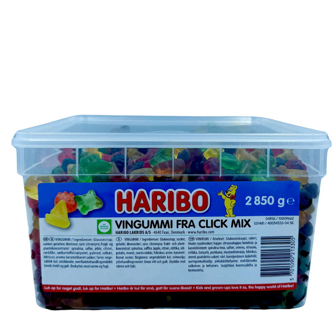 DATO  Haribo Vingummi - 2,85 kg.