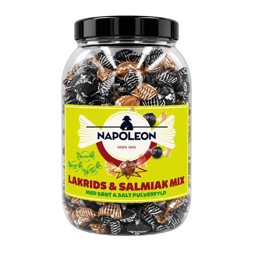 Napoleon Lakrids & Salmiakbolcher - 158 stk.