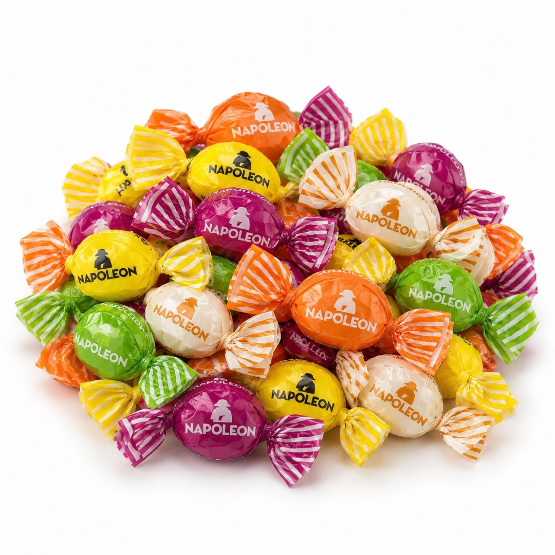 Napoleon Frugt Mix Bolcher - 158 stk.