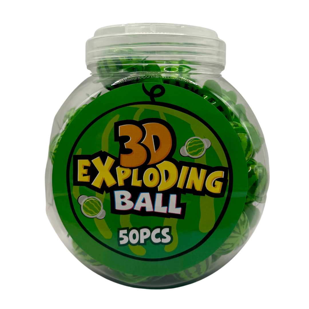 3D Exploding Balls Meloner - 50 stk.