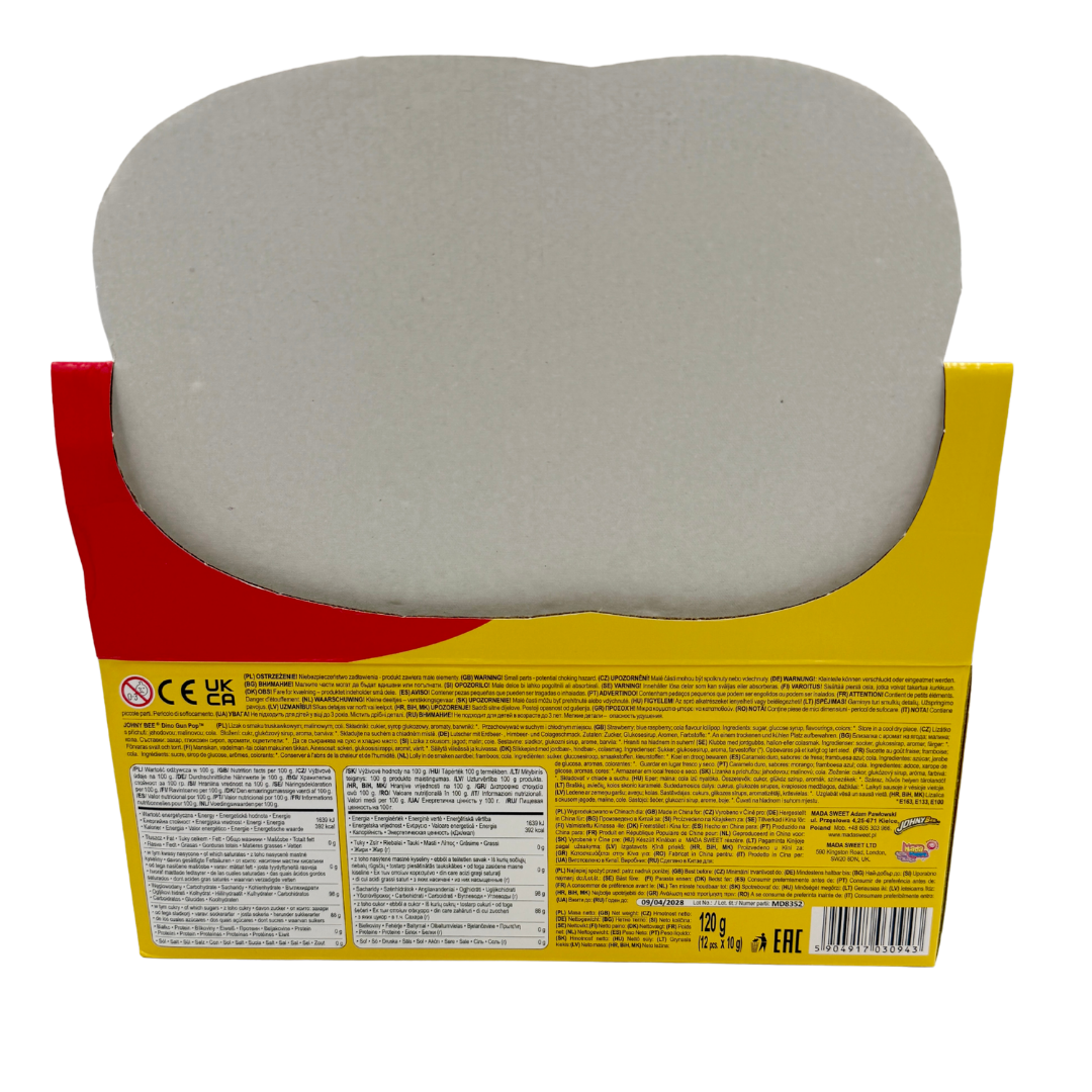 JB Dino Gun Pop - 12 stk.