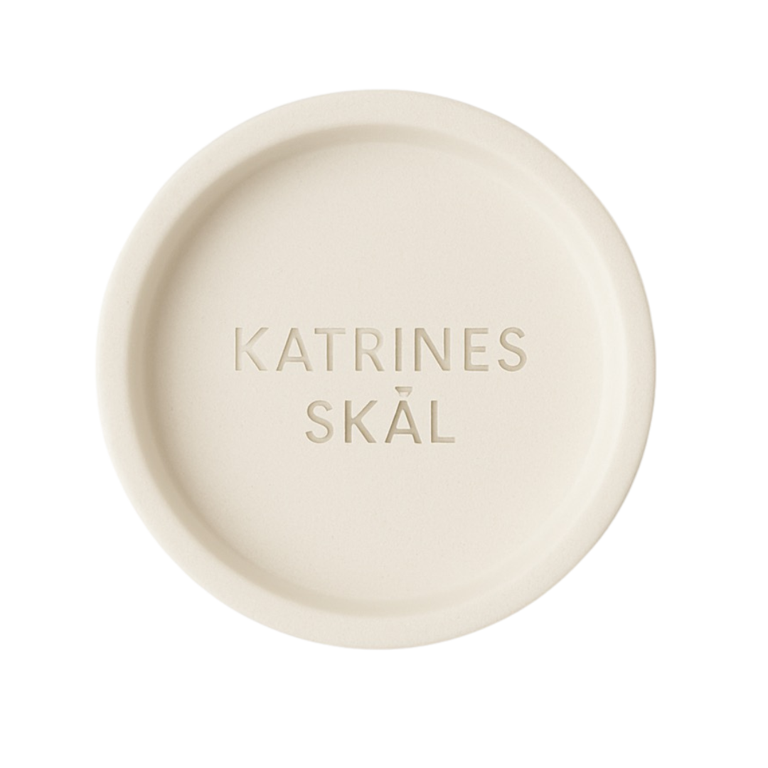 Skål Med Tekst Hvid - 1 stk.