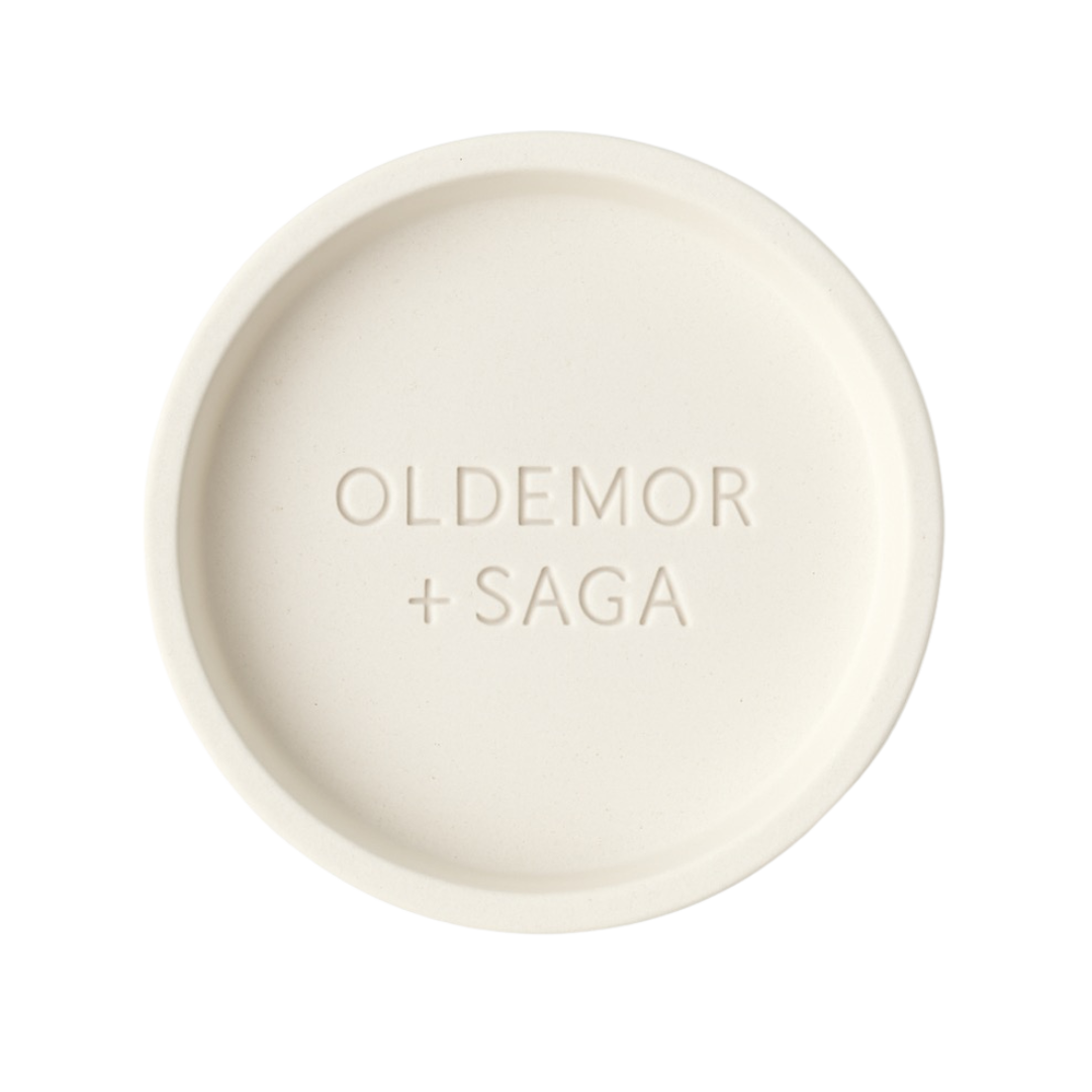 Skål Med Tekst Hvid - 1 stk.