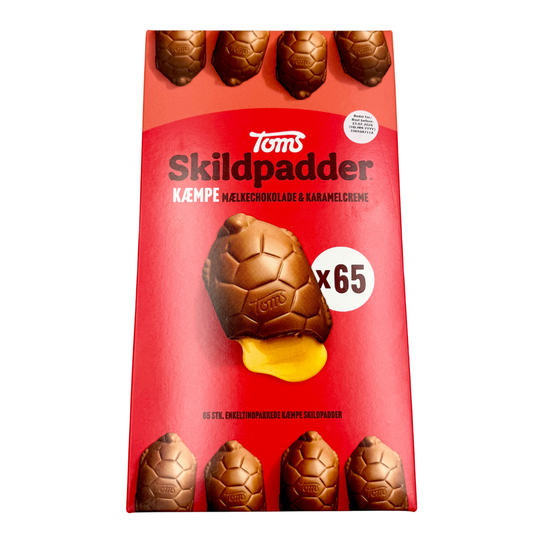 Kæmpe Skildpadder Mækechokolade & Karamelcreme - 65 stk.