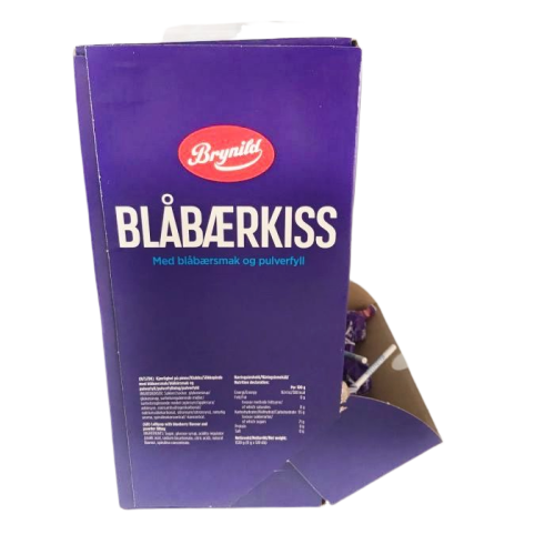 Blåbær Kiss - 120 stk.