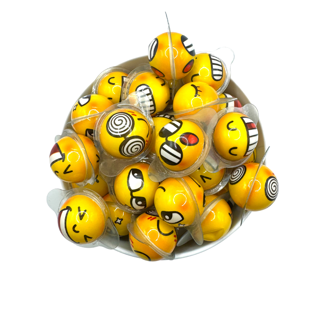 3D Exploding Balls Smiley - 50 stk.