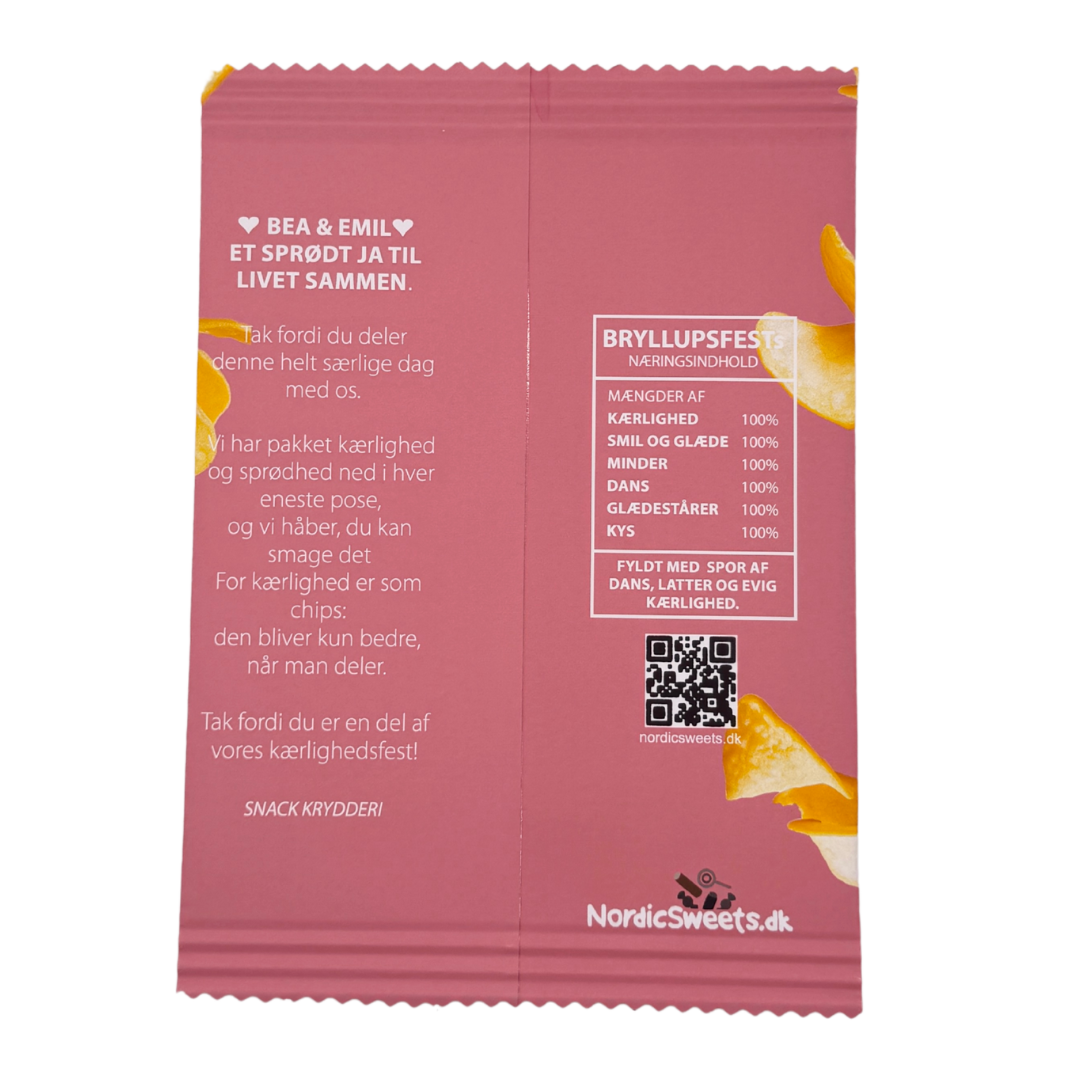 Personlig Chips Pose Blush Pink - 1 stk.