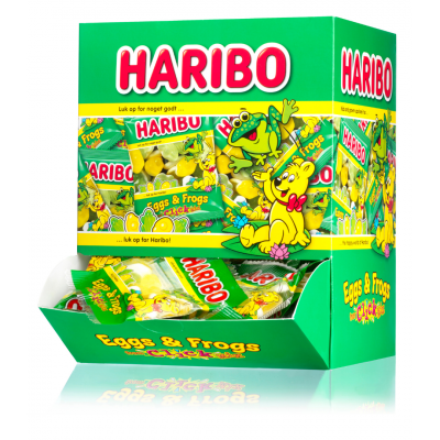 Haribo Eggs & Frogs Mini - 90 stk. 