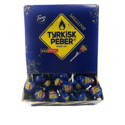 Tyrkisk Peber Slikkepinde - 150 stk. 