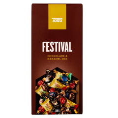 Toms Festival Chokolade & Karamel Mix - 1 stk. 